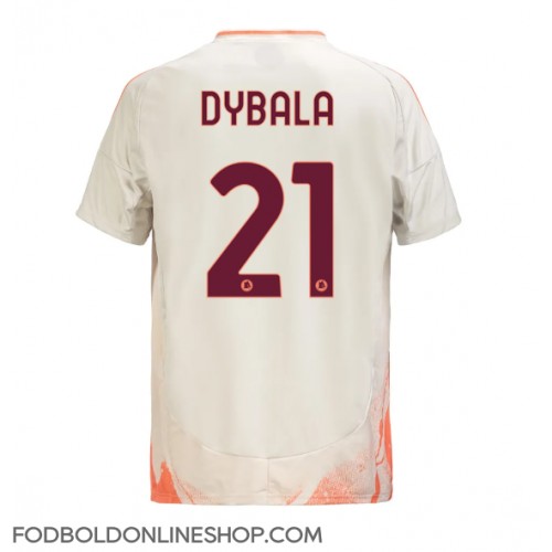 AS Roma Paulo Dybala #21 Udebanetrøje 2024-25 Kortærmet